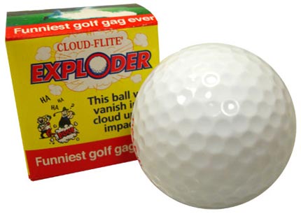 Trick Exploding Golf Ball