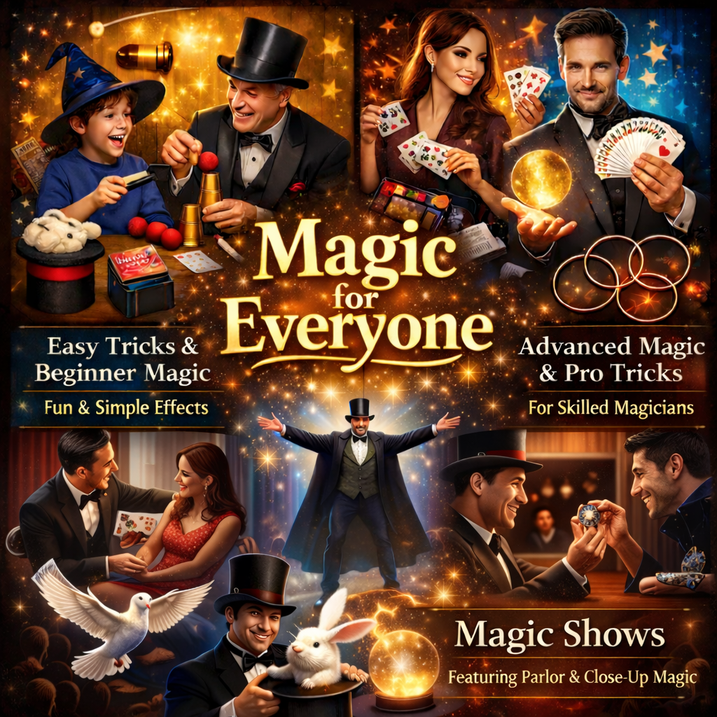 Online Magic Shop & Magic Shows for your Events