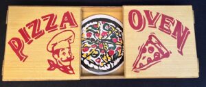 Pizza Oven with Chef Costume